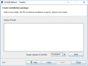 iInstall Reborn Creator. Build Executable JAR file.