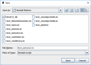 iInstall Reborn Creator. Save installation package script.