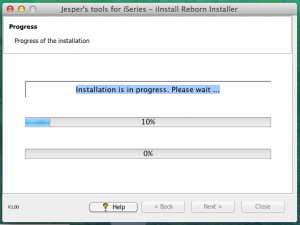 iInstall Reborn - Description: Installation in progress